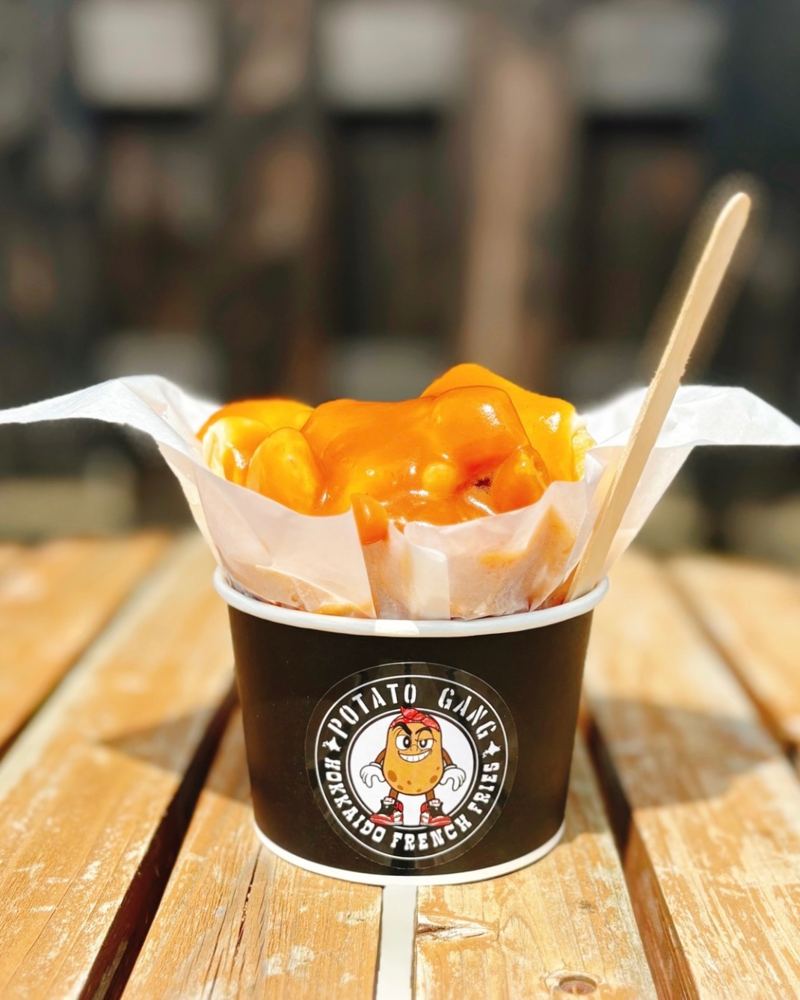 POTATO GANGのチーズソースがけフライドポテト